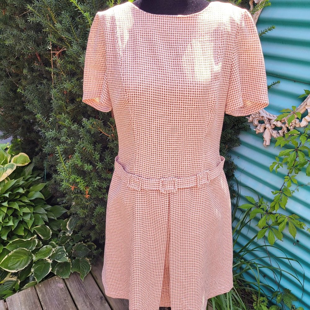 Checkered Vintage Dress (M/L)